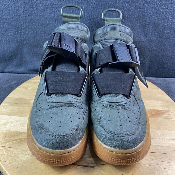 Nike Air Force1 Low Utility Sequoia Men 10.5 Hunter Green Gum Sole AF1 AJ7747300 main image 4